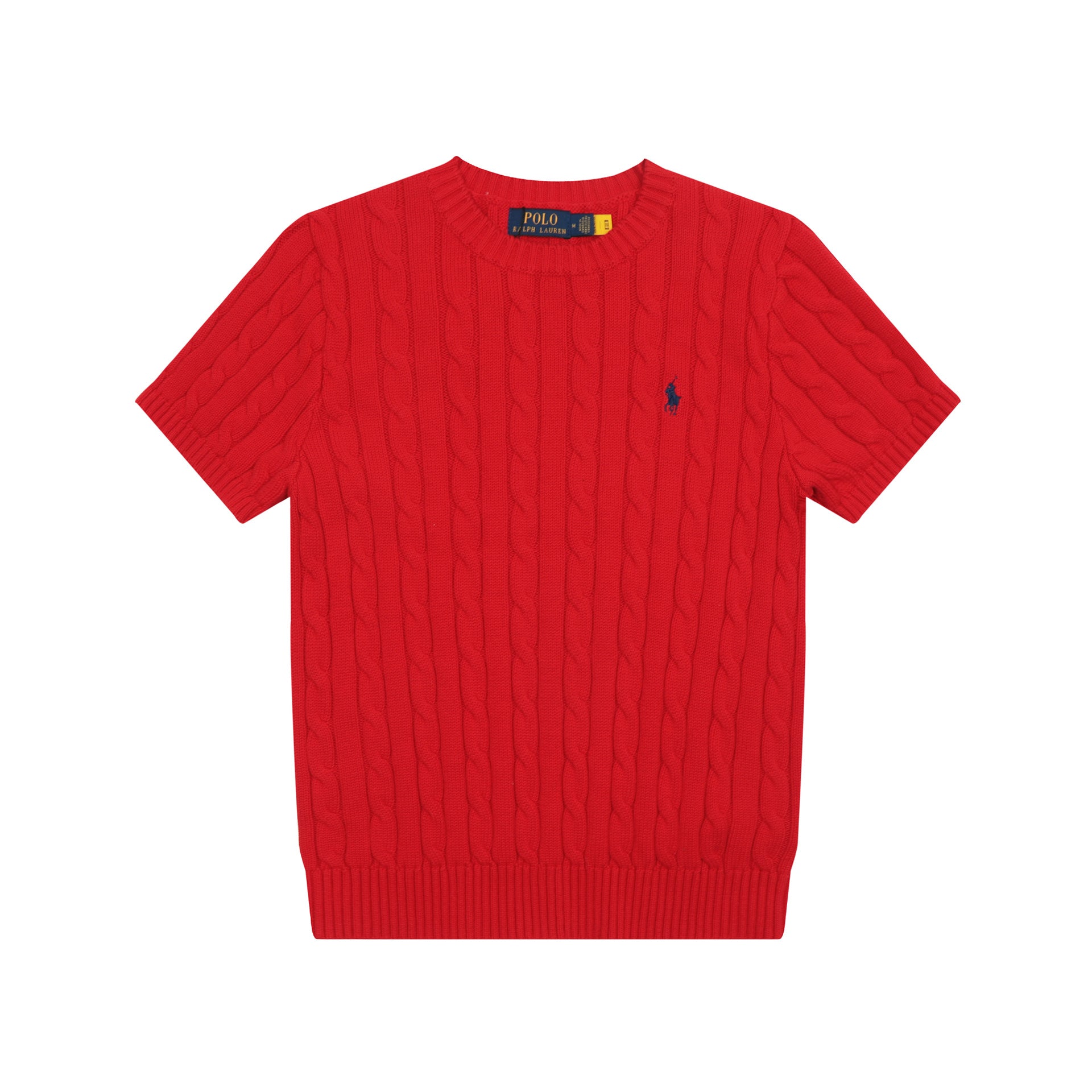 Ralph Lauren Knitted sweaters Ralph Lauren Knitted Short Sleeved Shirt Small Standard Twist Knitted Crew Neck Short Sleeve