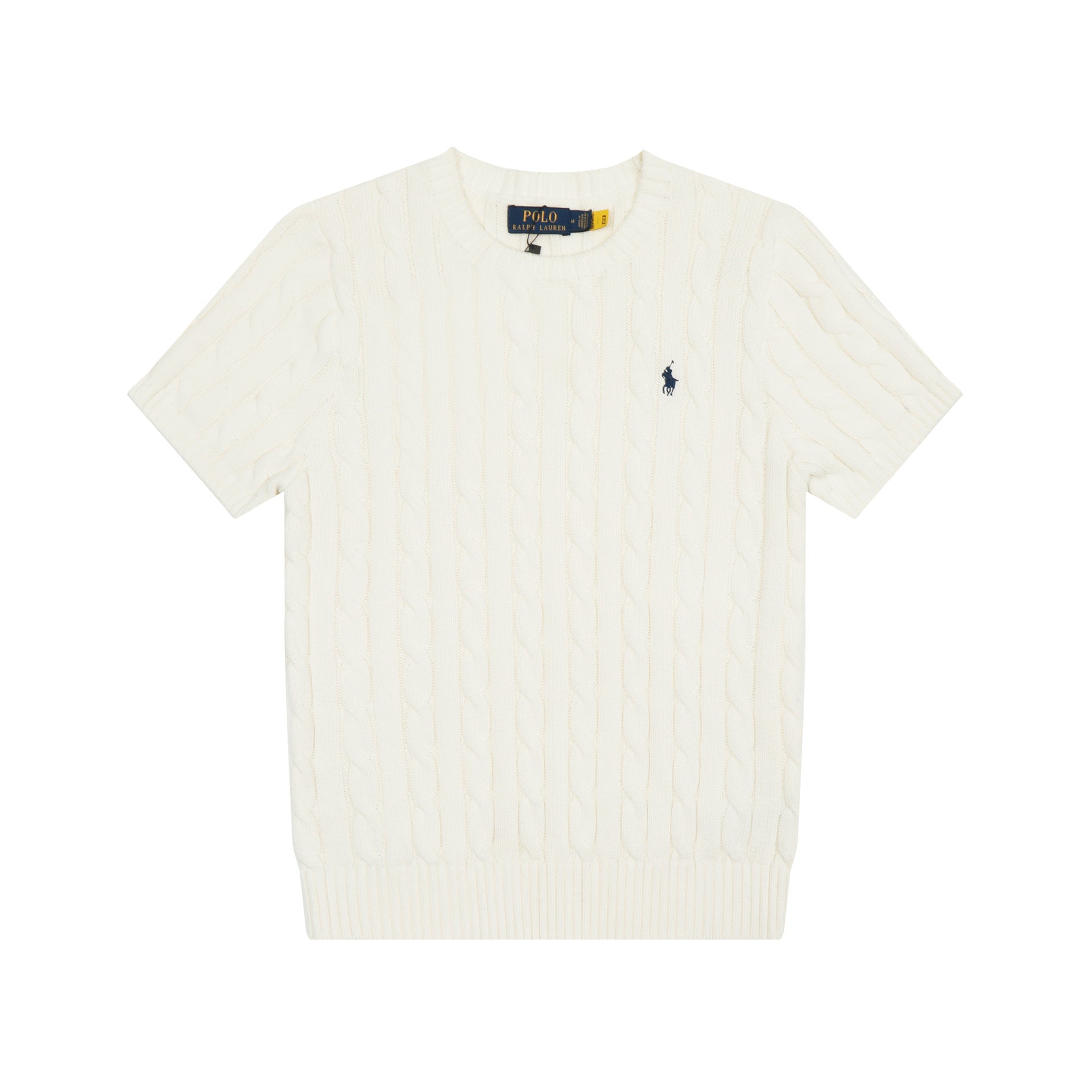 Ralph Lauren Knitted sweaters Ralph Lauren Knitted Short Sleeved Shirt Small Standard Twist Knitted Crew Neck Short Sleeve Men’s shirt