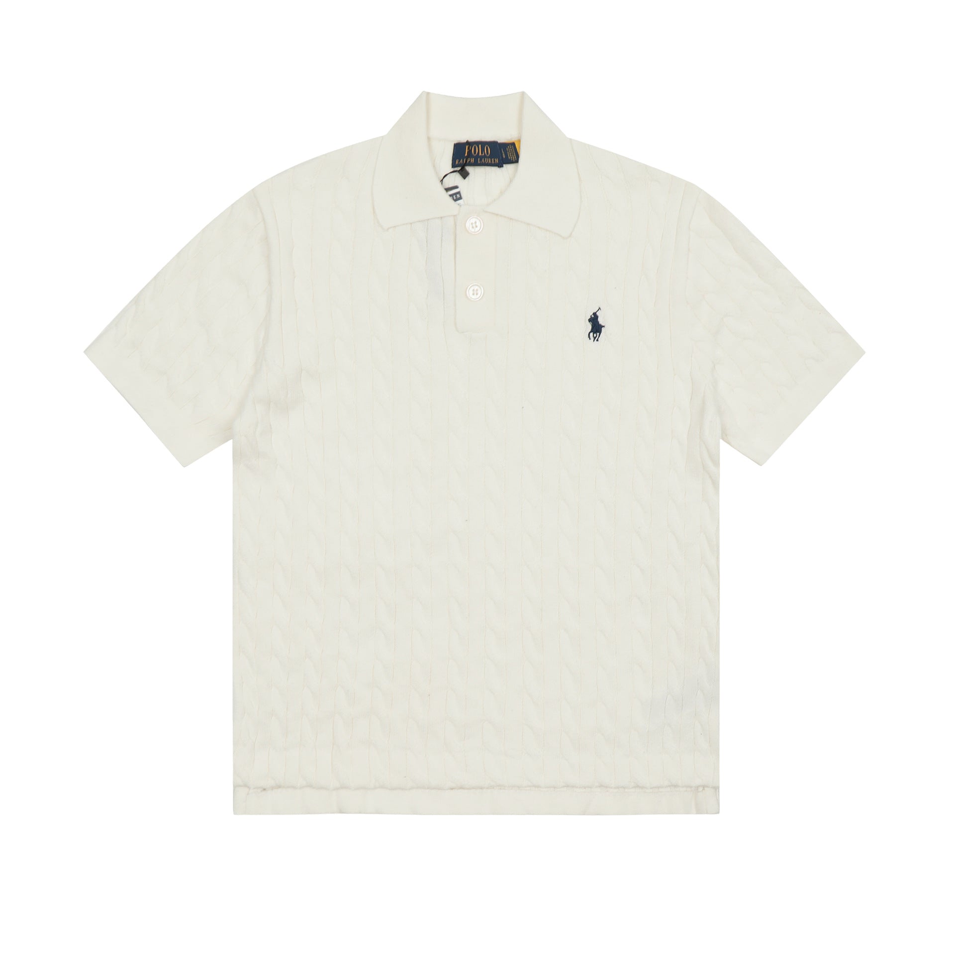 Ralph Lauren Knitted sweaters Ralph Lauren Knitted Short Sleeved Shirt POLO Lapel Knitted Short Sleeve Small Twist Lapel T-Shirt Men’s shirt