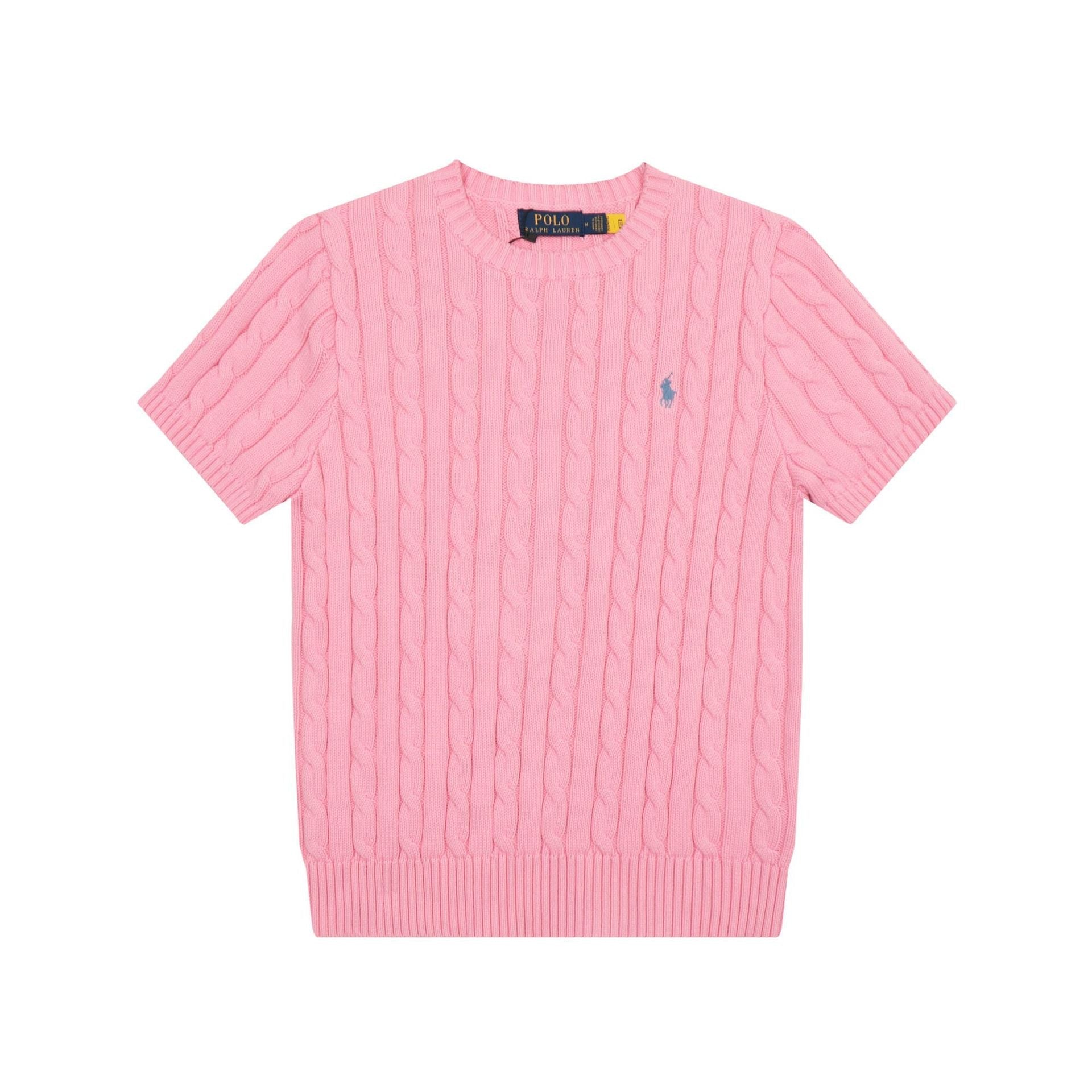 Ralph Lauren Knitted sweaters Ralph Lauren Knitted Short Sleeved Shirt Small Standard Twist Knitted Crew Neck Short Sleeve Men’s shirt