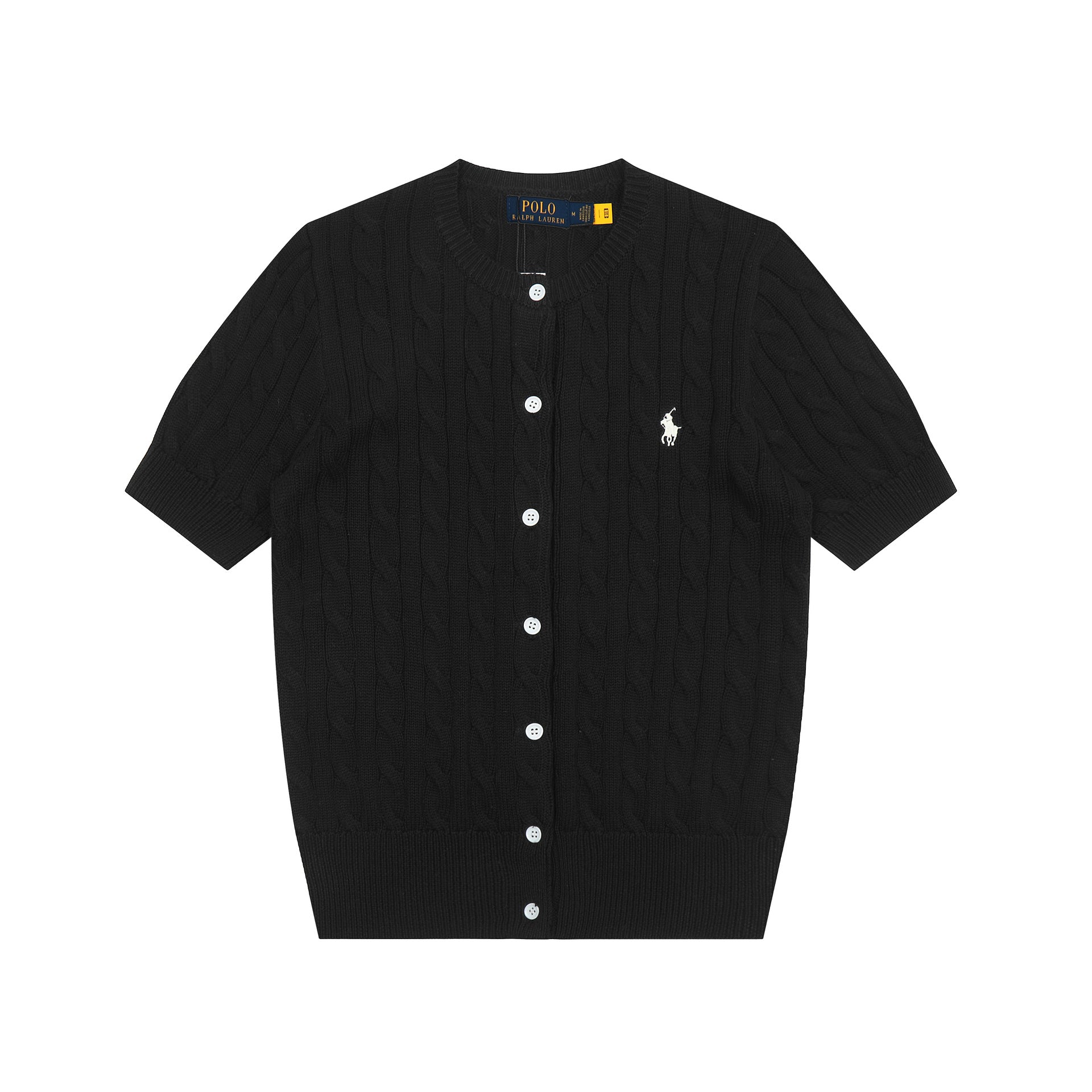 Ralph Lauren Knitted sweaters Ralph Lauren Knitted Short Sleeved Shirt RL Ralph Pony Standard POLO Short Sleeve Knitted Sweater Cardigan T-Shirt Men’s shirt