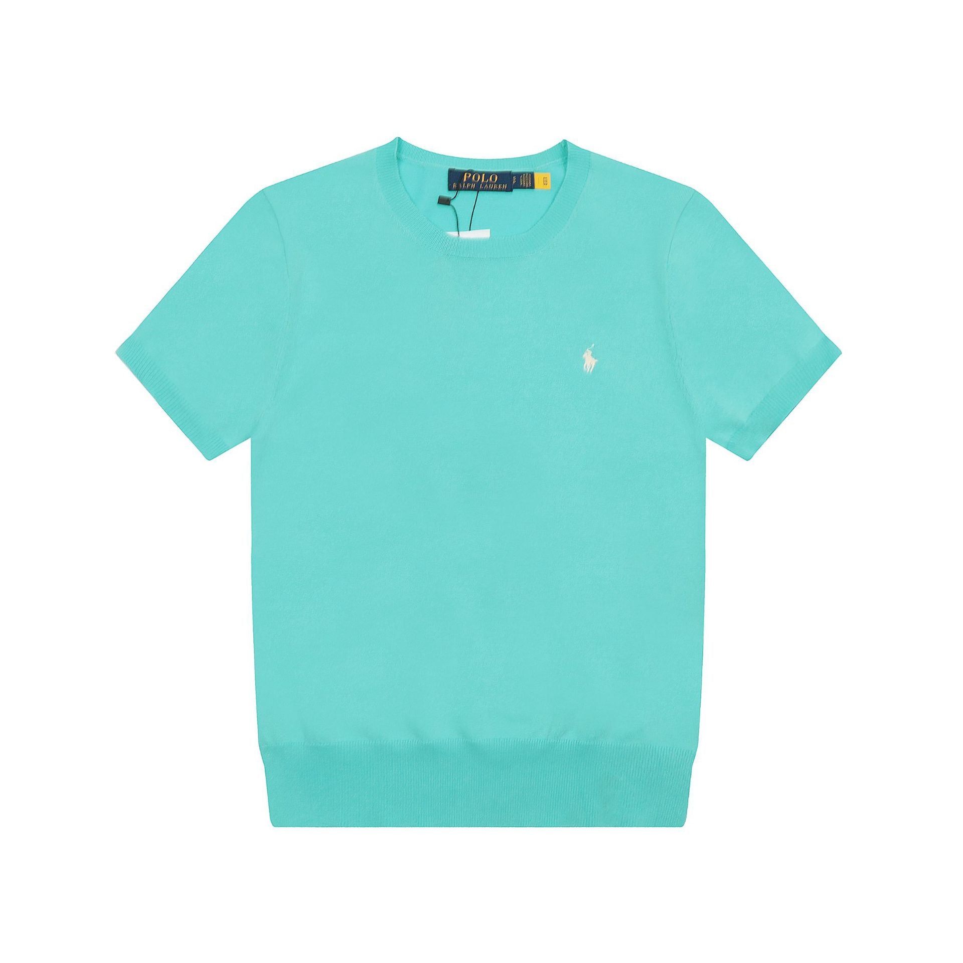 Ralph Lauren Knitted sweaters Ralph Lauren Knitted Short Sleeved Shirt RLl Pony Standard Knitted Twist Embroidered Short Sleeve Top T-Shirt Men’s shirt