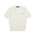 Ralph Lauren Knitted sweaters Ralph Lauren Knitted Short Sleeved Shirt RL Ralph Pony Standard POLO Short Sleeve Knitted Sweater Cardigan T-Shirt Men’s shirt