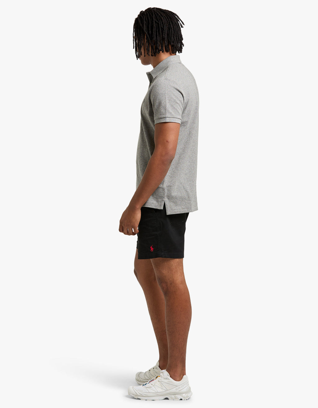 Custom Slim Fit Mesh S/S Polo Shirt - Canterbury Heather Men’s shirt