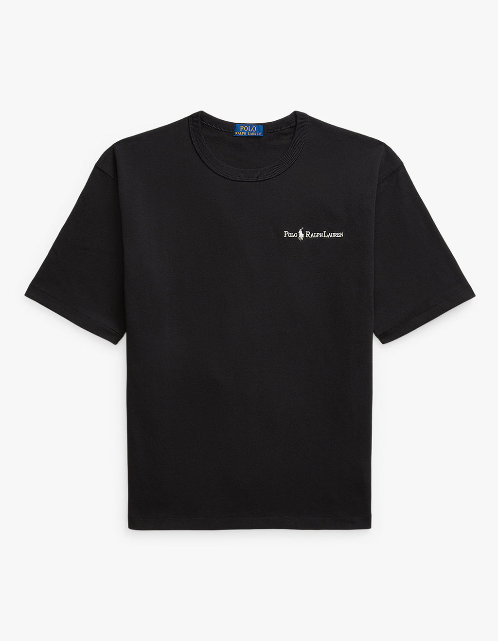 Relaxed Fit Logo Jersey T Shirt - Polo Black Men’s shirt