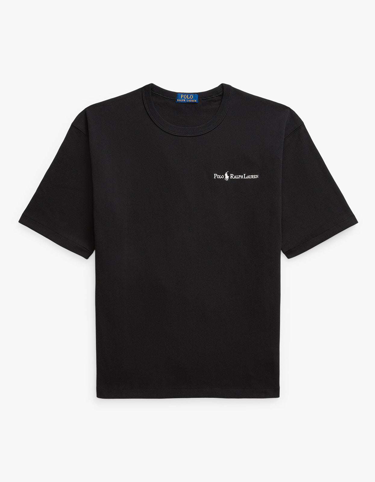 Relaxed Fit Logo Jersey T Shirt - Polo Black Men’s shirt
