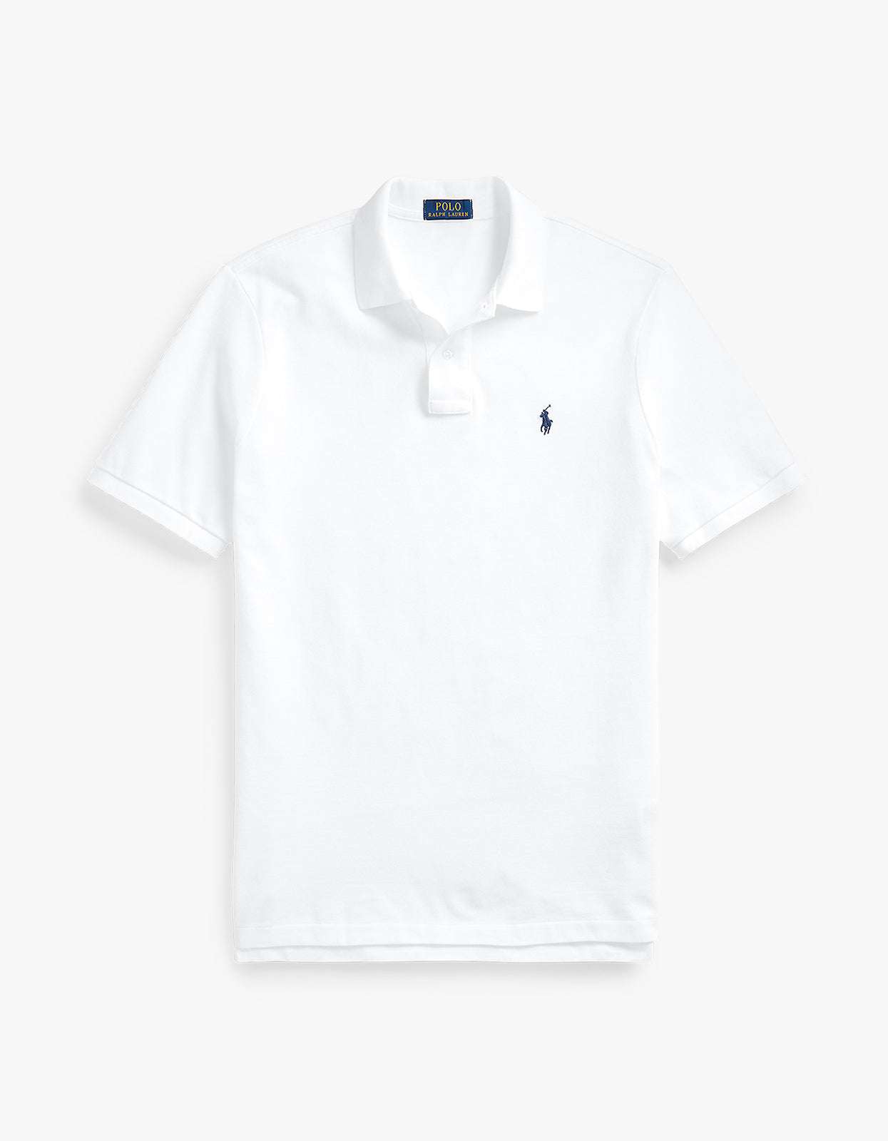 Classic Fit Mesh S/S Polo Shirt - White Men’s shirt