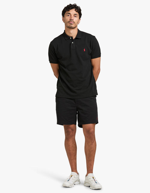 Custom Slim Fit Mesh S/S Polo Shirt - Polo Black/C3870 Men’s shirt