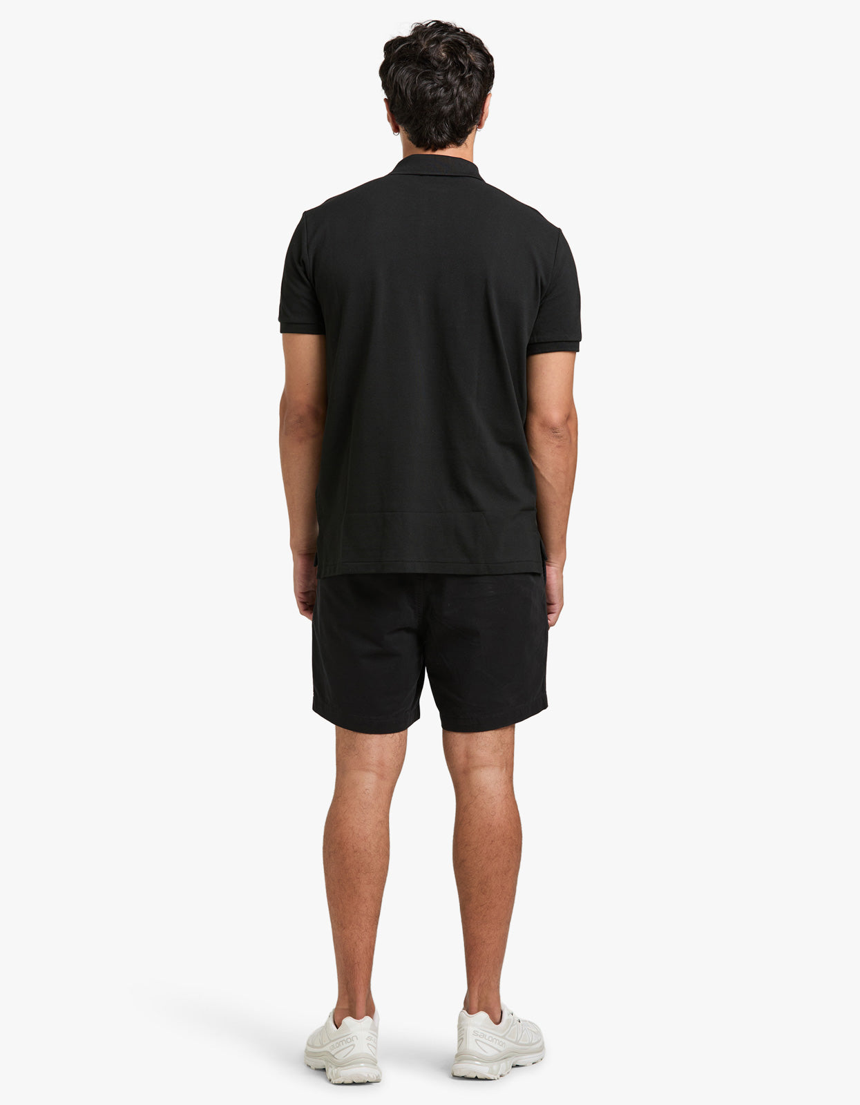 Custom Slim Fit Mesh S/S Polo Shirt - Polo Black/C3870 Men’s shirt