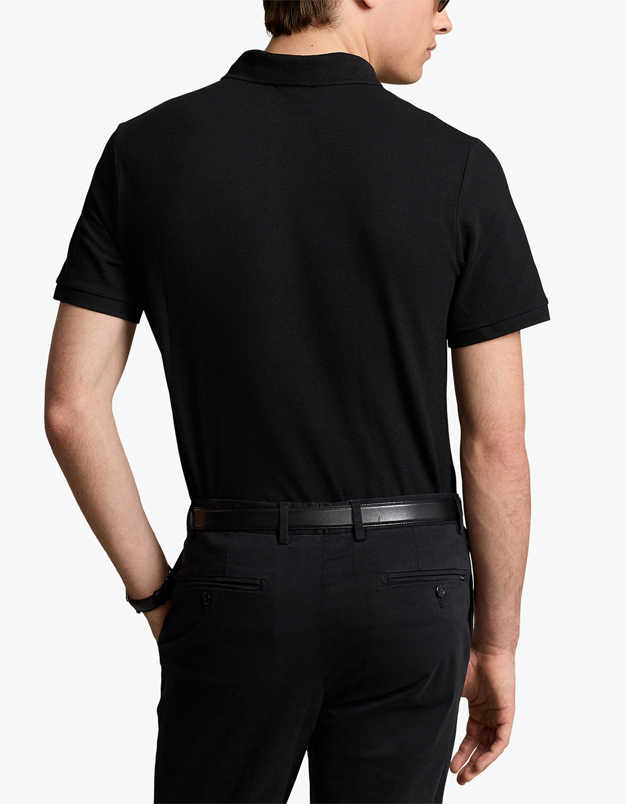 Classic Fit Mesh S/S Polo Shirt - Polo Black/C3870 Men’s shirt