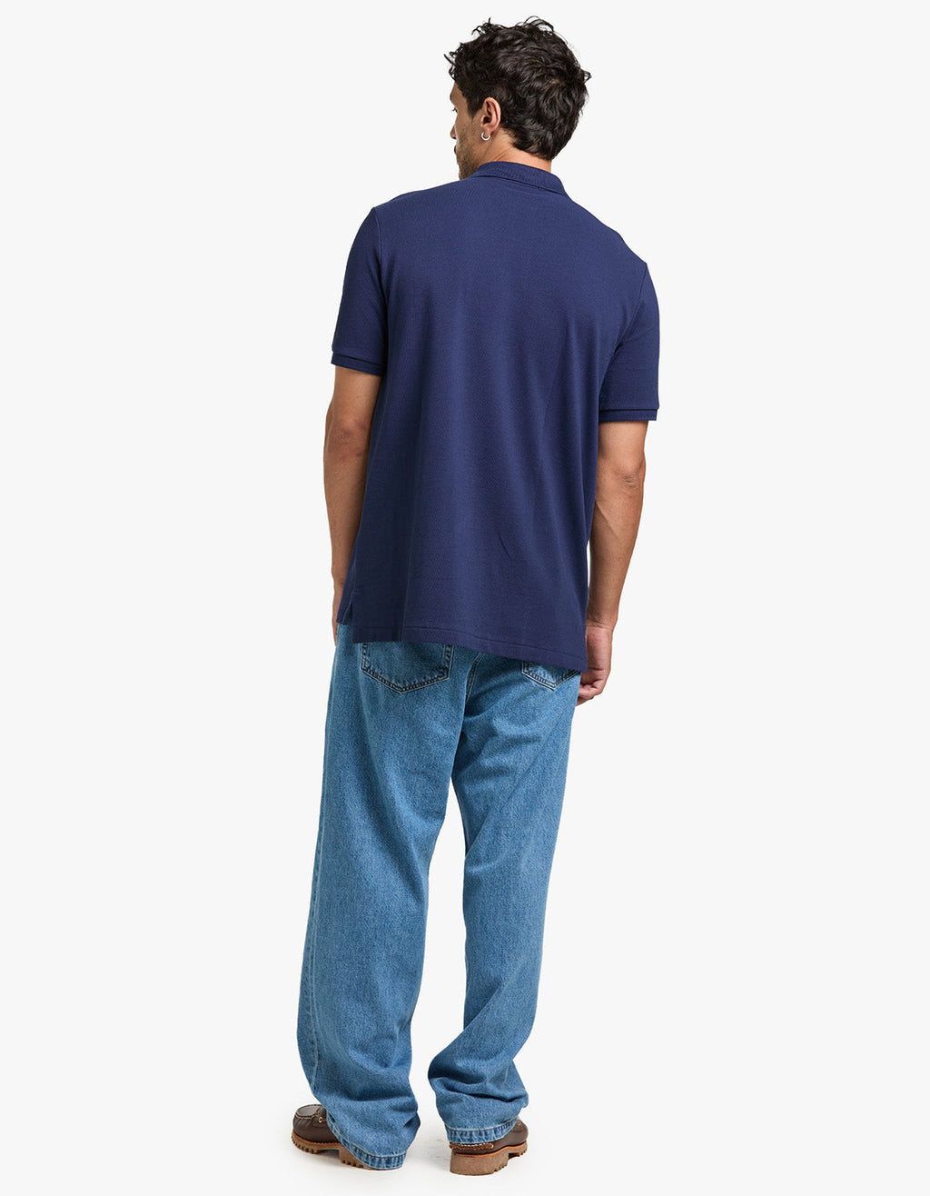 Classic Fit Mesh S/S Polo Shirt - Newport Navy Men’s shirt