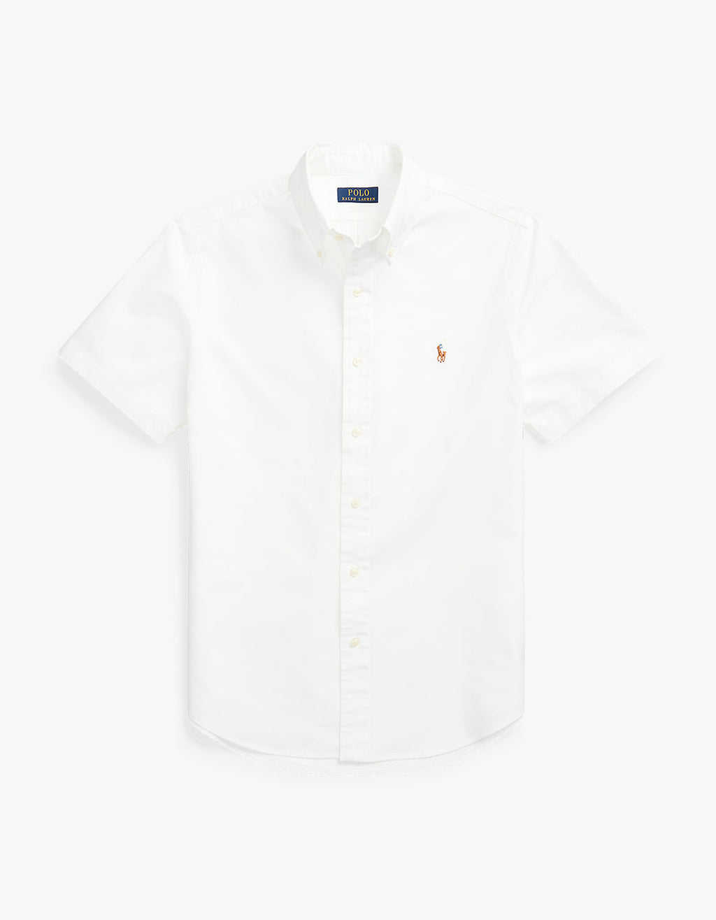 Custom Fit Short Sleeve Sport Shirt - White Men’s shirt