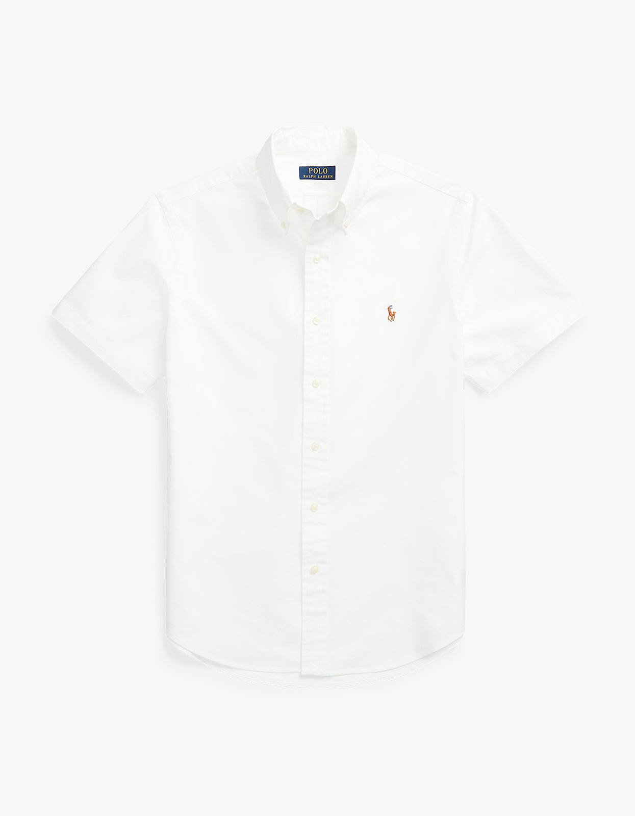 Custom Fit Short Sleeve Sport Shirt - White Men’s shirt