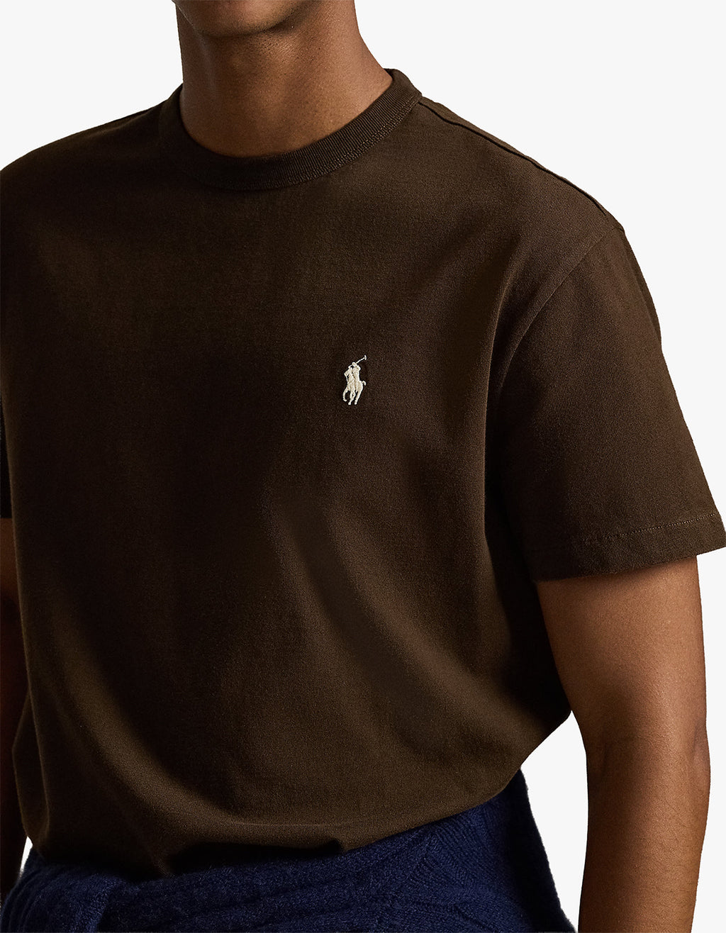Classic Fit Jersey Crewneck T Shirt - Dark Beech Men’s shirt