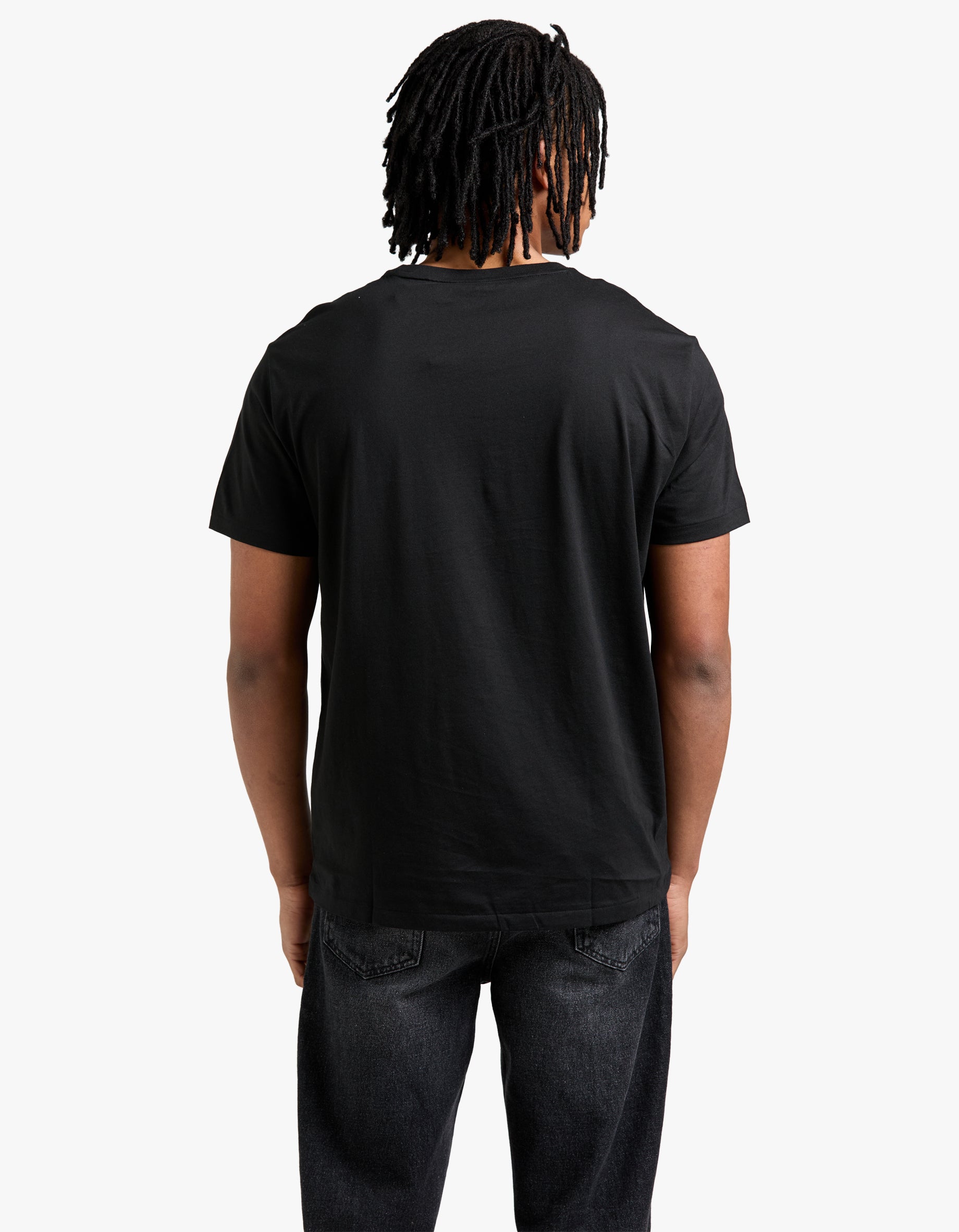 Custom Slim Fit Crew Neck T Shirt - RL Black Men’s shirt