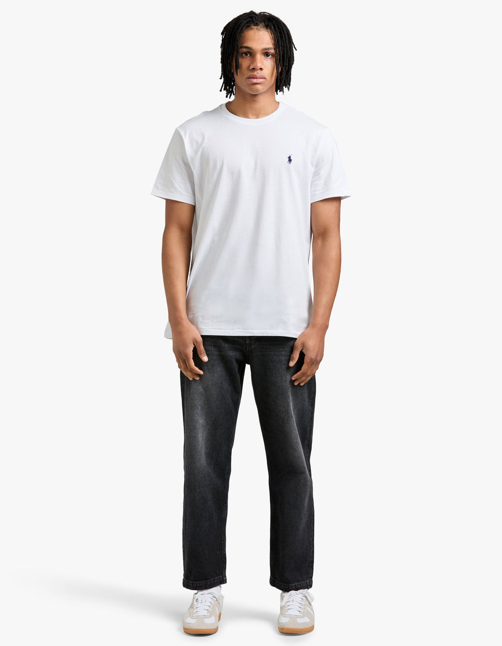 Custom Slim Fit Crew Neck T Shirt - White Men’s shirt