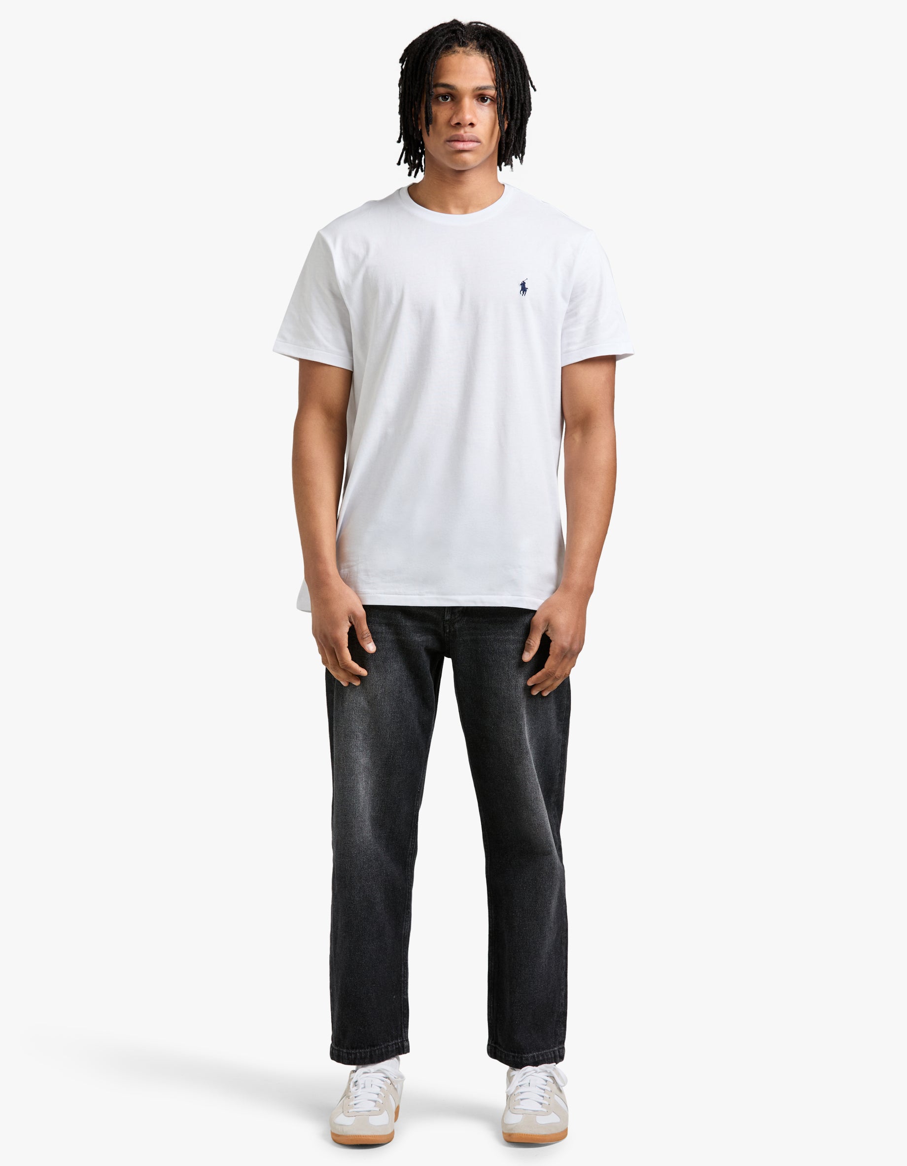 Custom Slim Fit Crew Neck T Shirt - White Men’s shirt