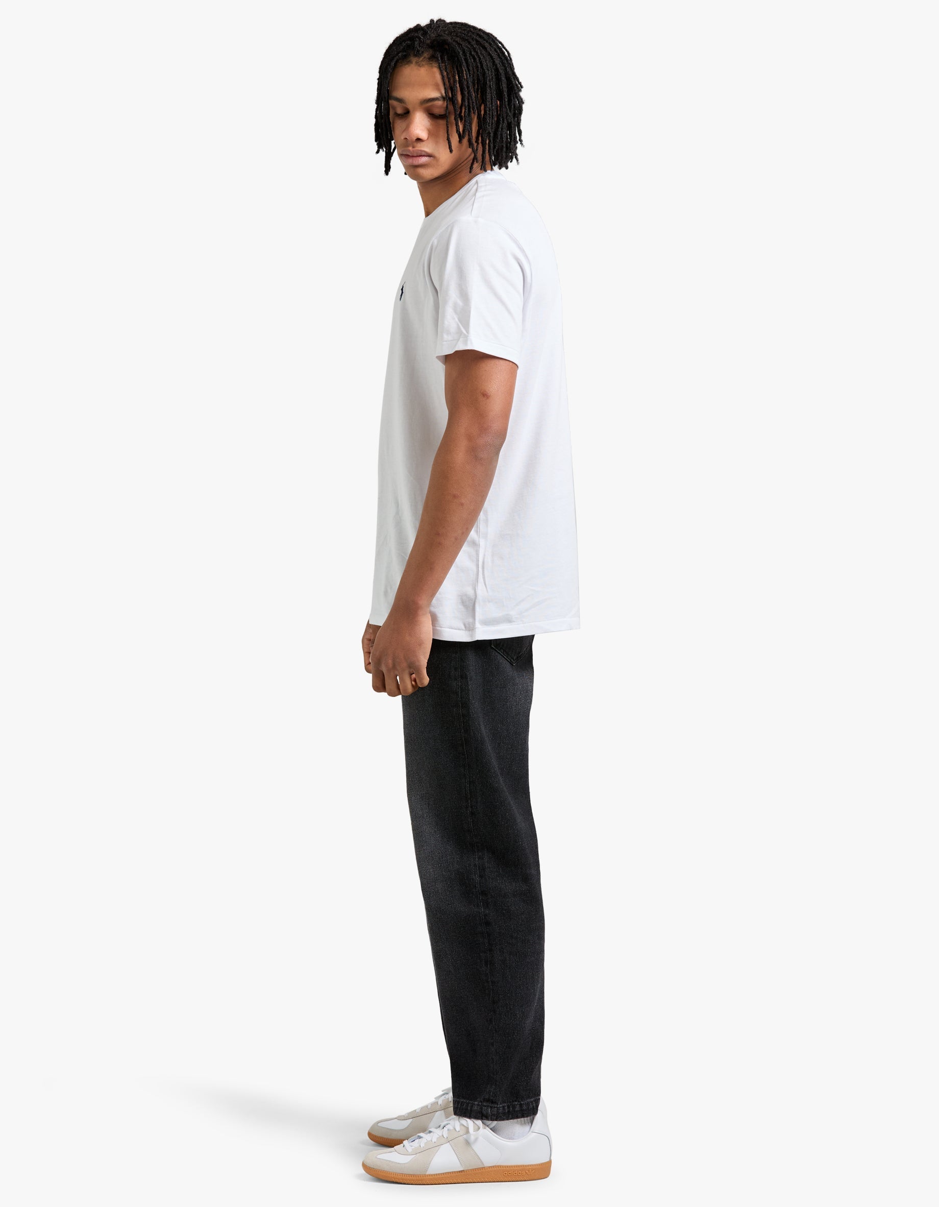 Custom Slim Fit Crew Neck T Shirt - White Men’s shirt