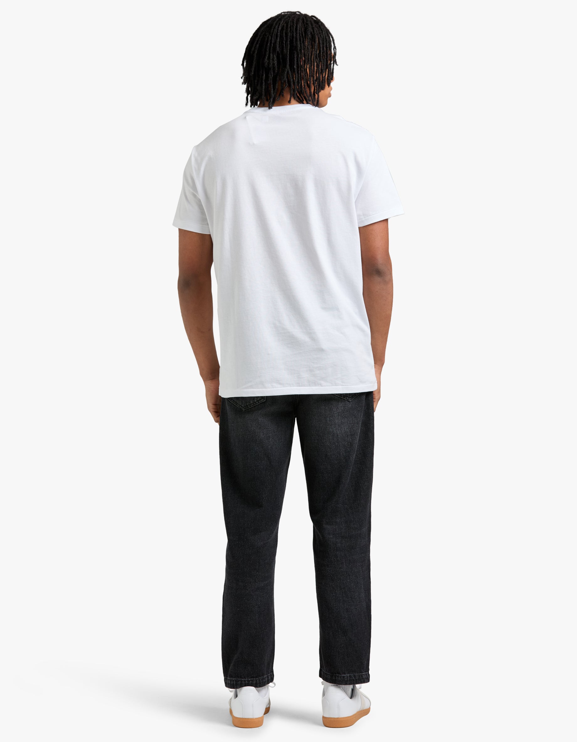 Custom Slim Fit Crew Neck T Shirt - White Men’s shirt