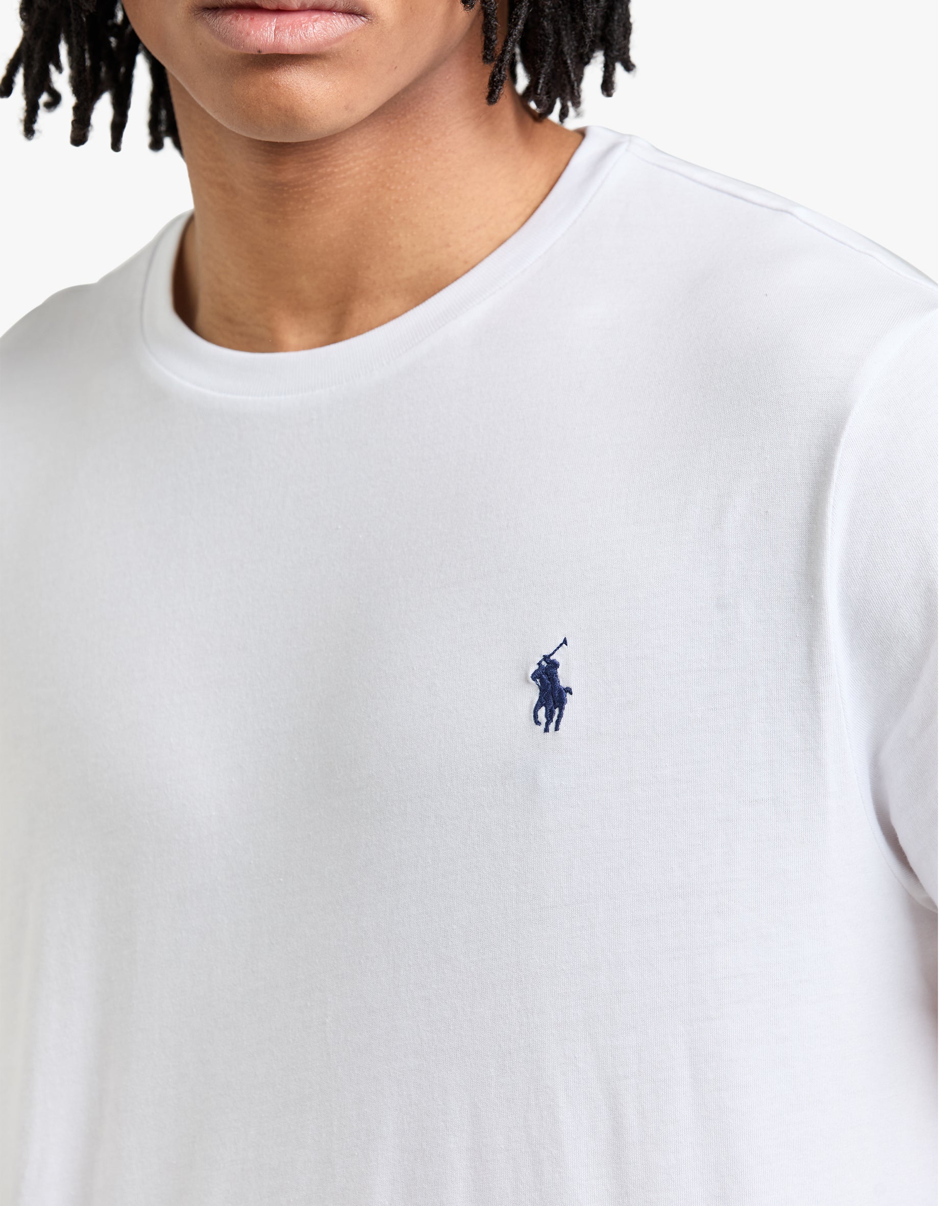 Custom Slim Fit Crew Neck T Shirt - White Men’s shirt