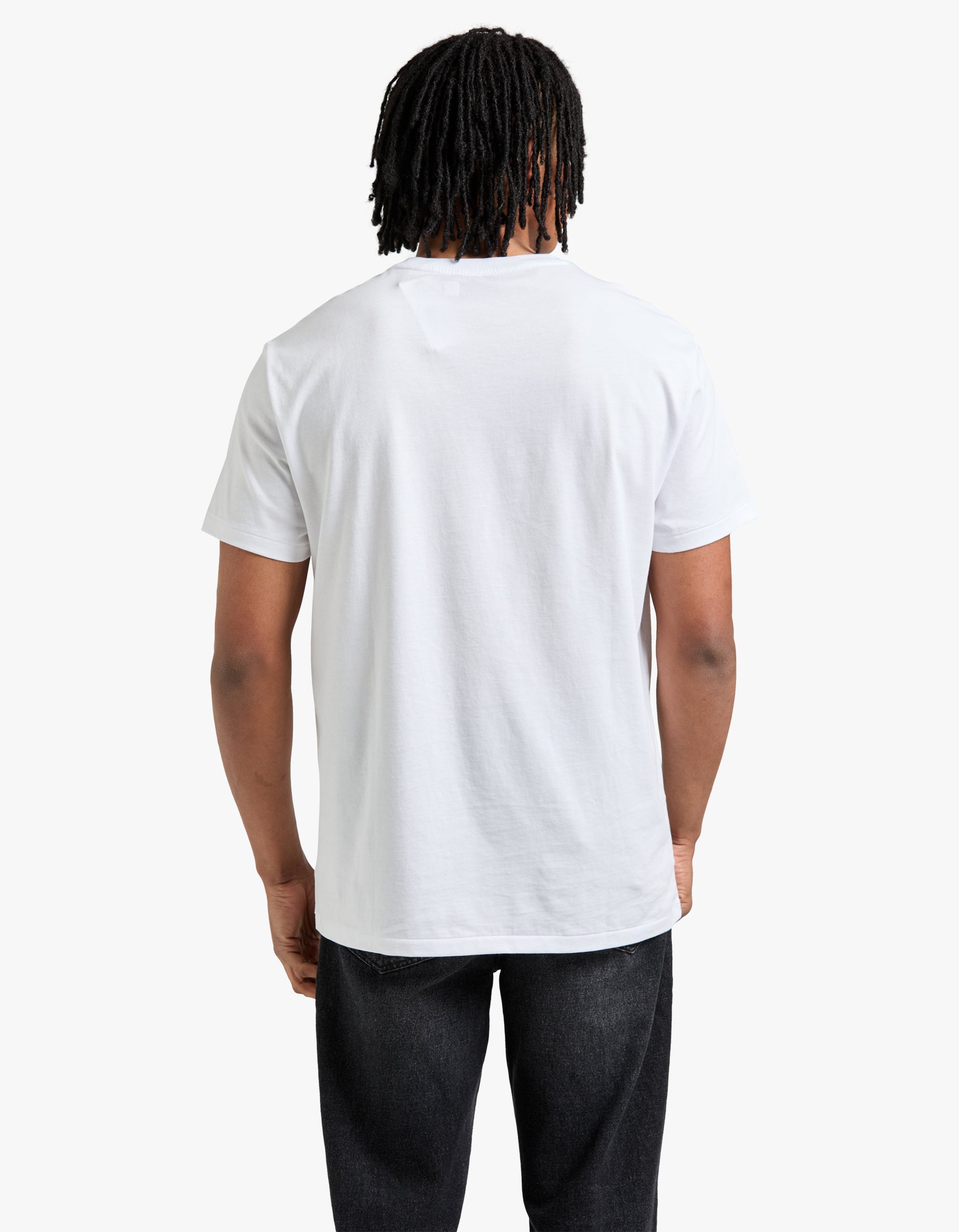 Custom Slim Fit Crew Neck T Shirt - White Men’s shirt