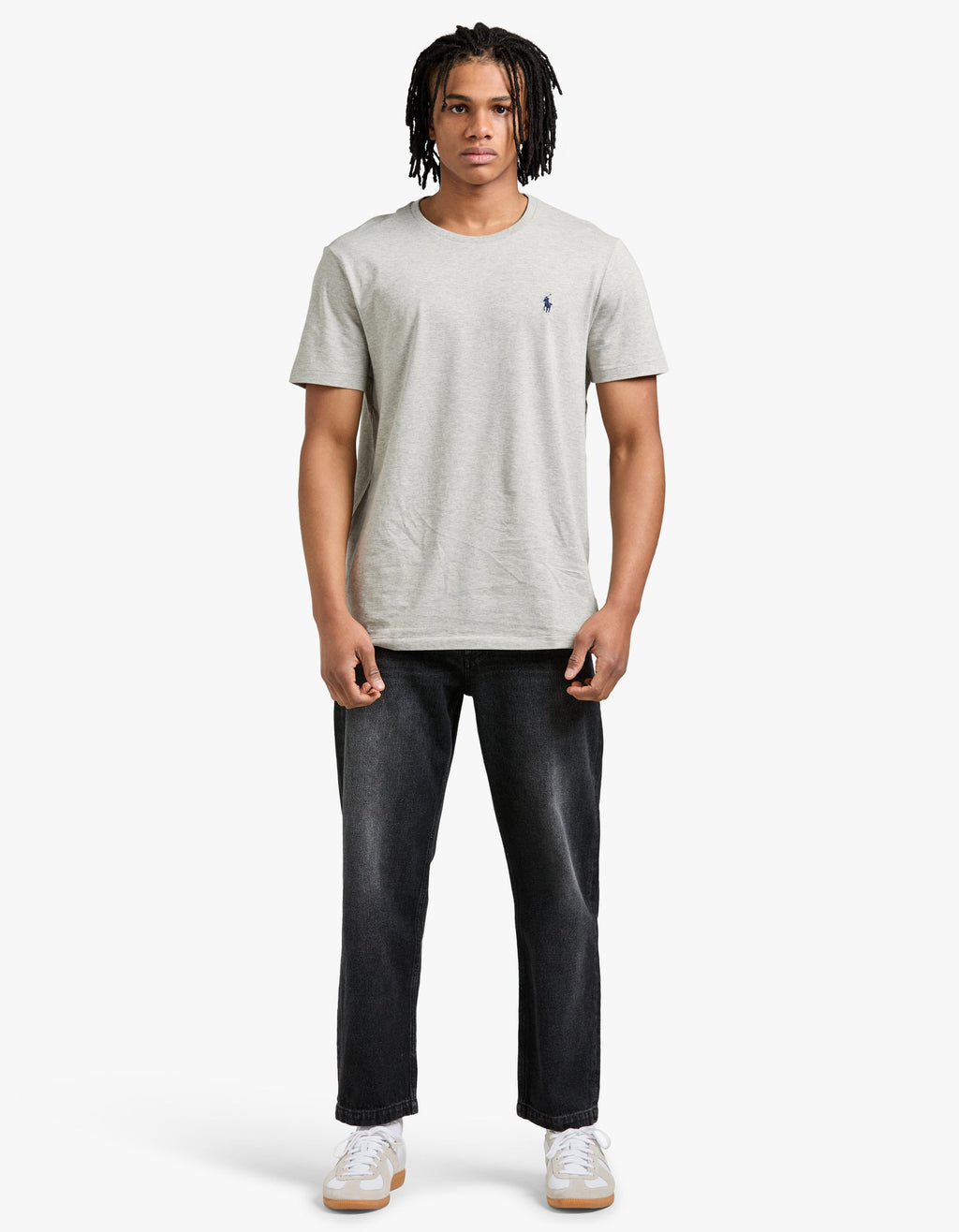 Custom Slim Fit Crew Neck T Shirt - New Grey Heather Men’s shirt
