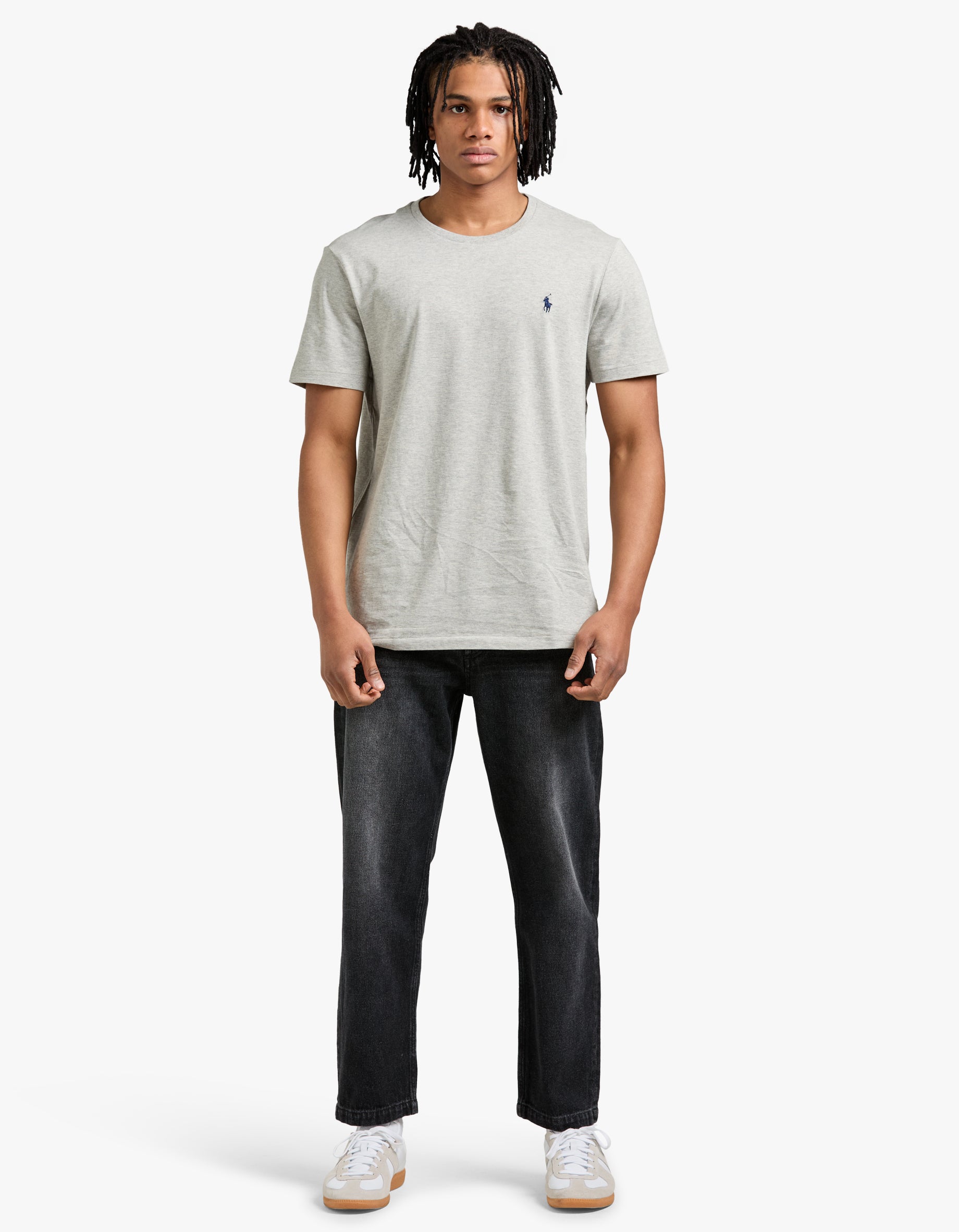 Custom Slim Fit Crew Neck T Shirt - New Grey Heather Men’s shirt