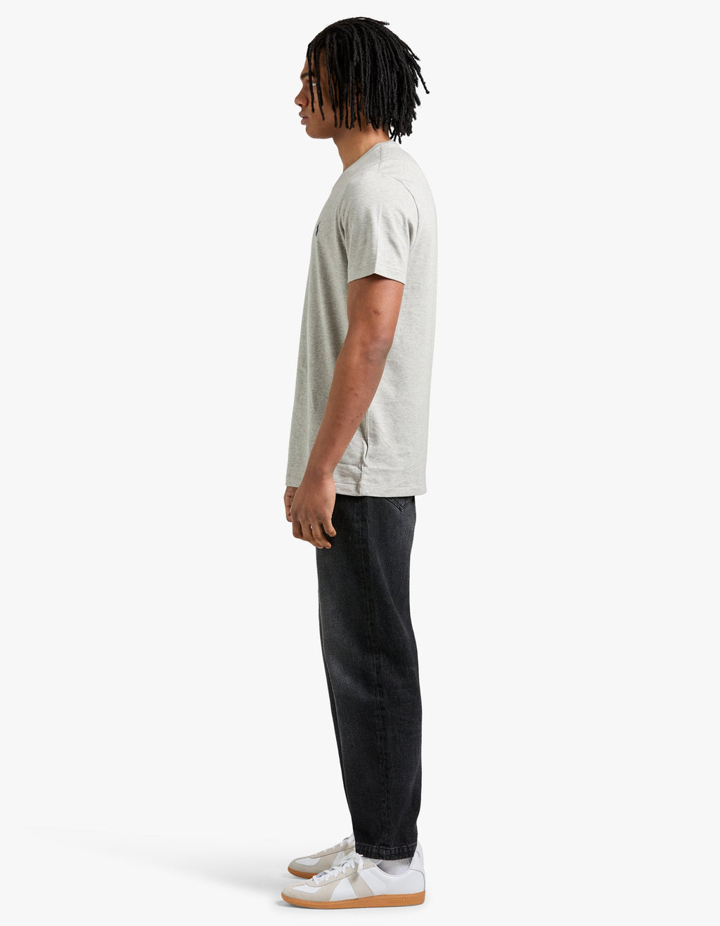 Custom Slim Fit Crew Neck T Shirt - New Grey Heather Men’s shirt