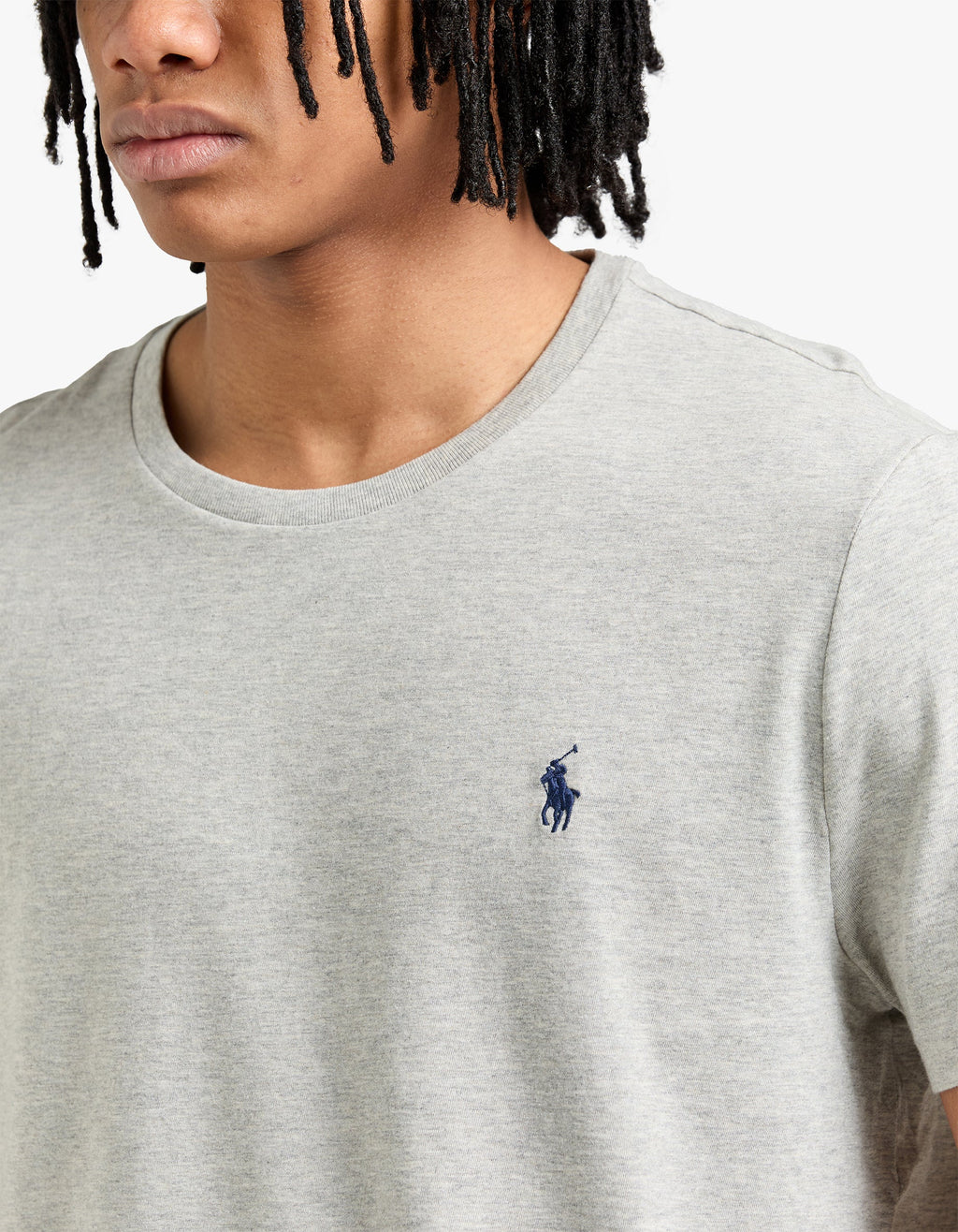 Custom Slim Fit Crew Neck T Shirt - New Grey Heather Men’s shirt