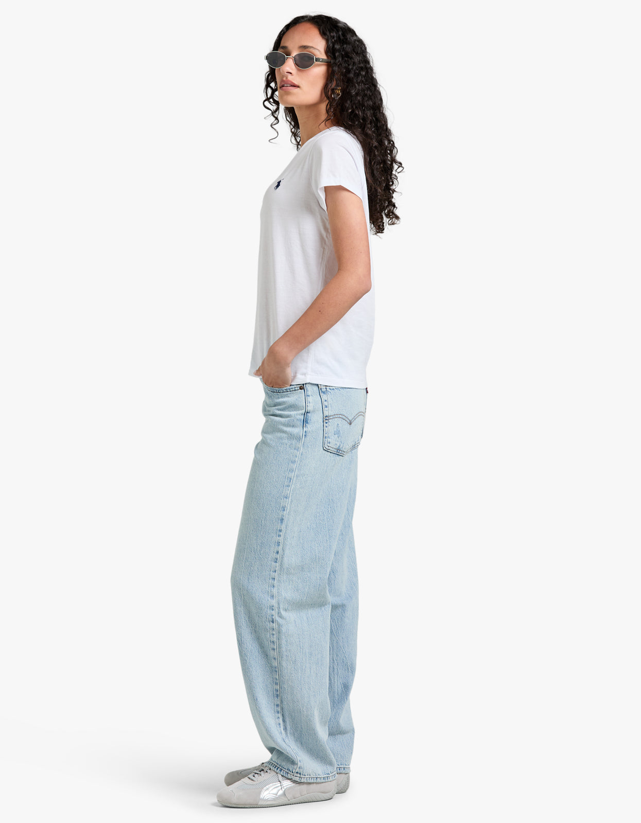 Crewneck Short Sleeve T Shirt - White shirt