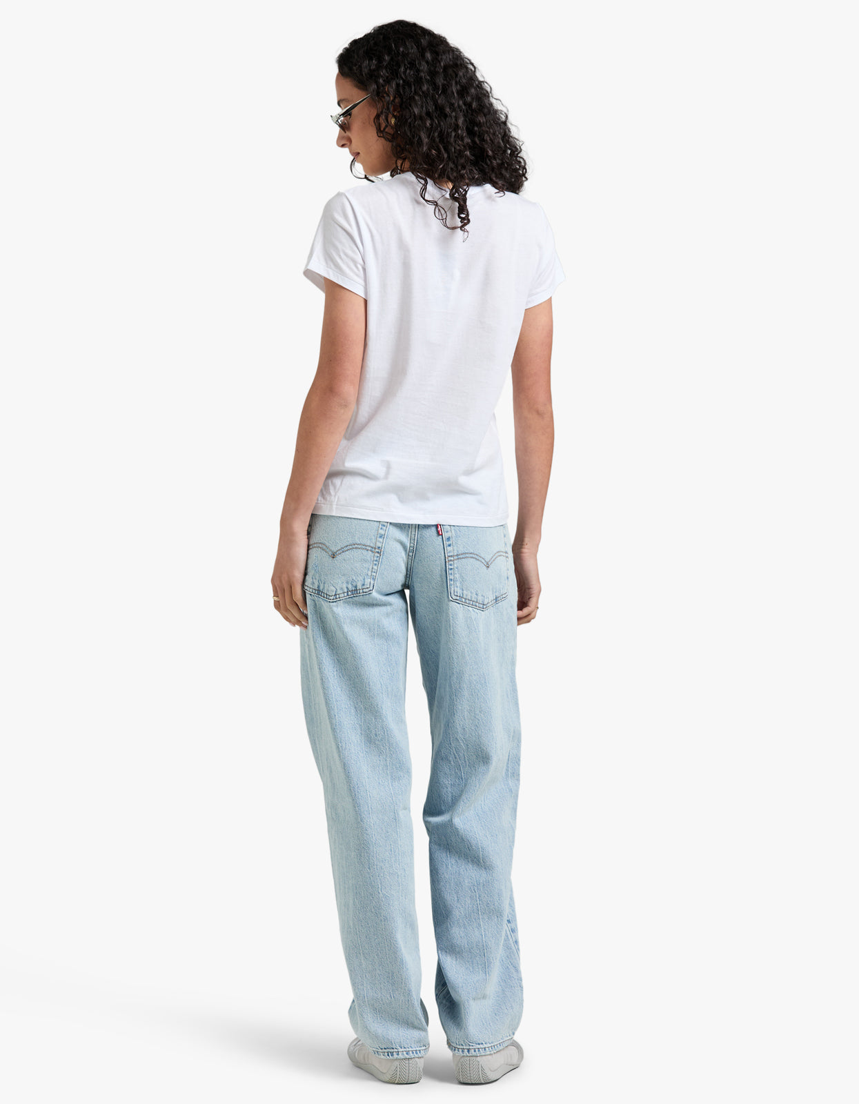 Crewneck Short Sleeve T Shirt - White shirt