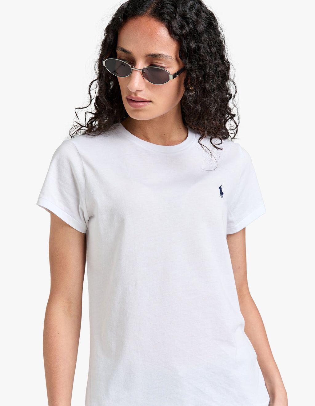 Crewneck Short Sleeve T Shirt - White shirt