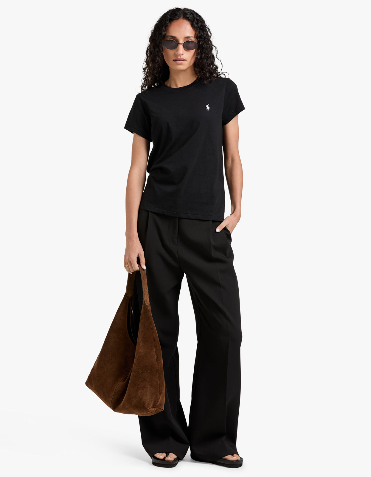 Crewneck Short Sleeve T Shirt - Black shirt