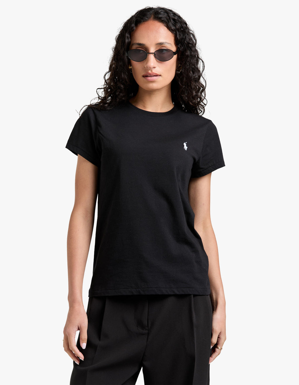 Crewneck Short Sleeve T Shirt - Black shirt