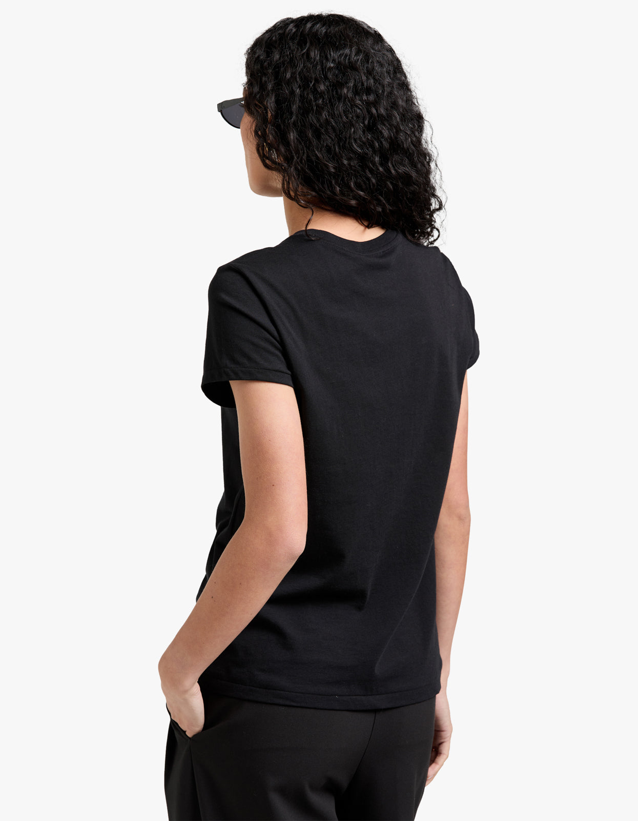 Crewneck Short Sleeve T Shirt - Black shirt