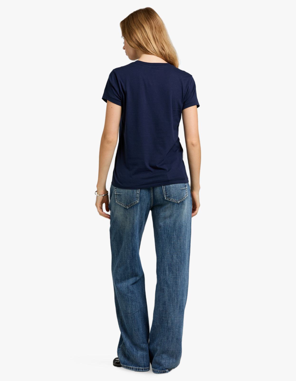V Neck Short Sleeve T-Shirt - Cruise Navy shirt