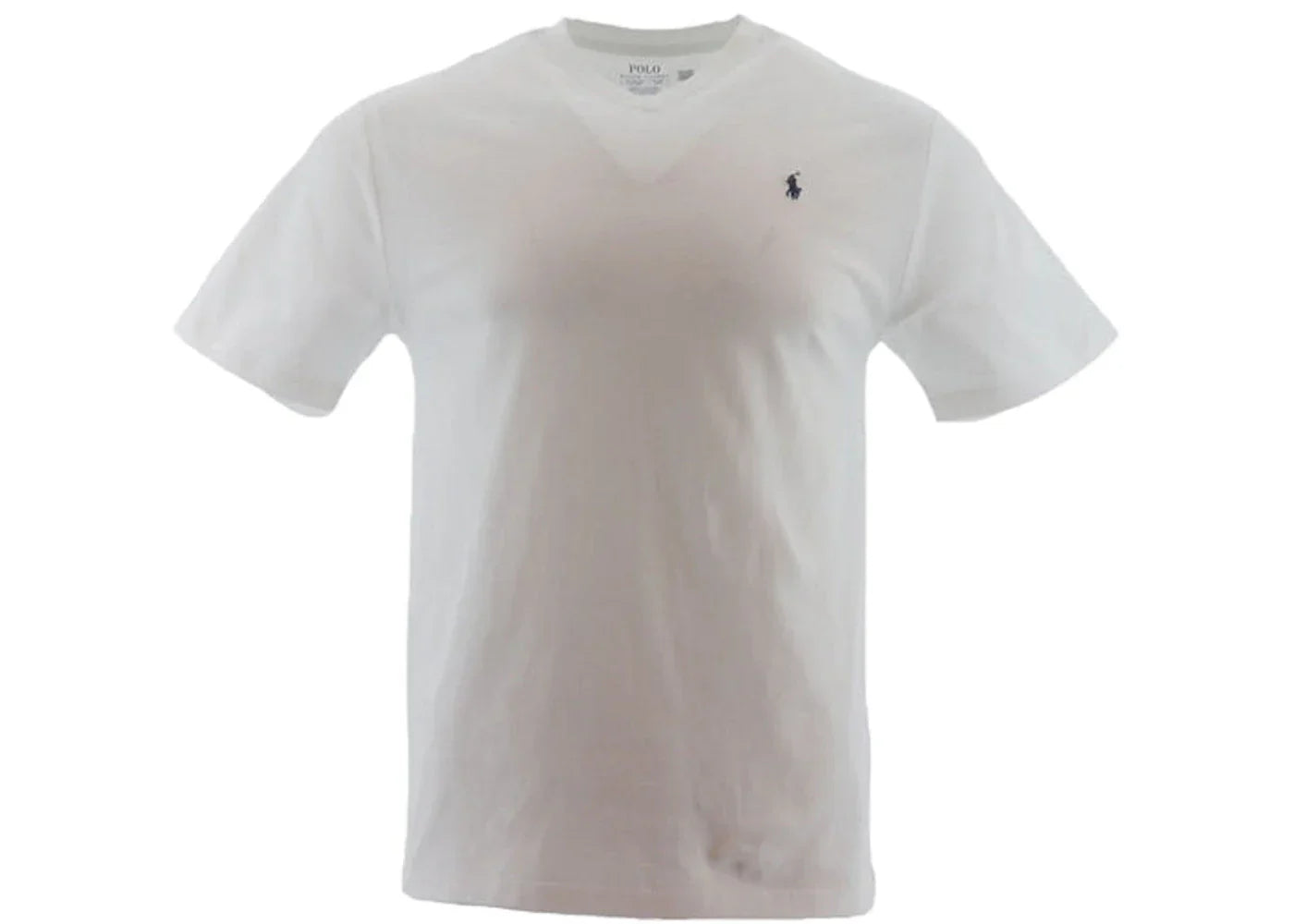 Polo Ralph Lauren Boys Short-Sleeve Cotton Jersey V-Neck T-shirt White shirt