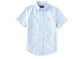 Polo Ralph Lauren Boys Short Sleeve Oxford Sport Solid Shirt Blue Men’s shirt