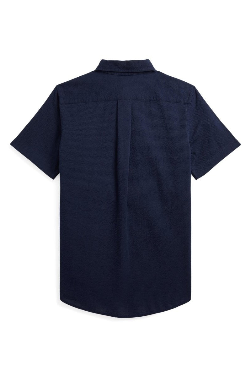 Polo Ralph Lauren Boys Short Sleeve Seersucker Shirt shirt
