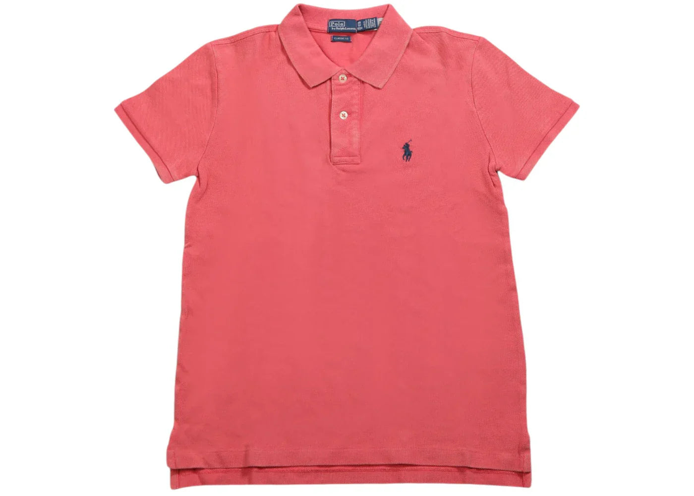 Polo Ralph Lauren Knit Collar Polo Shirt Pale Red Men’s shirt