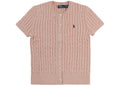 Polo Ralph Lauren Short Sleeve Crewneck Cardigan Pale Pink Men’s shirt