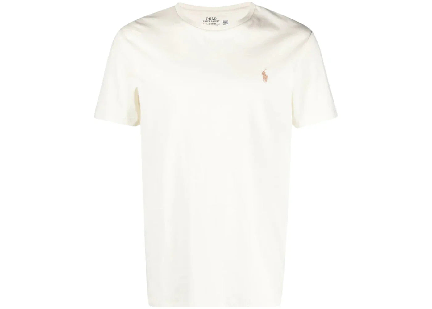 Polo Ralph Lauren Short Sleeve Jersey Knit Crewneck T-shirt Parchment Cream Men’s shirt