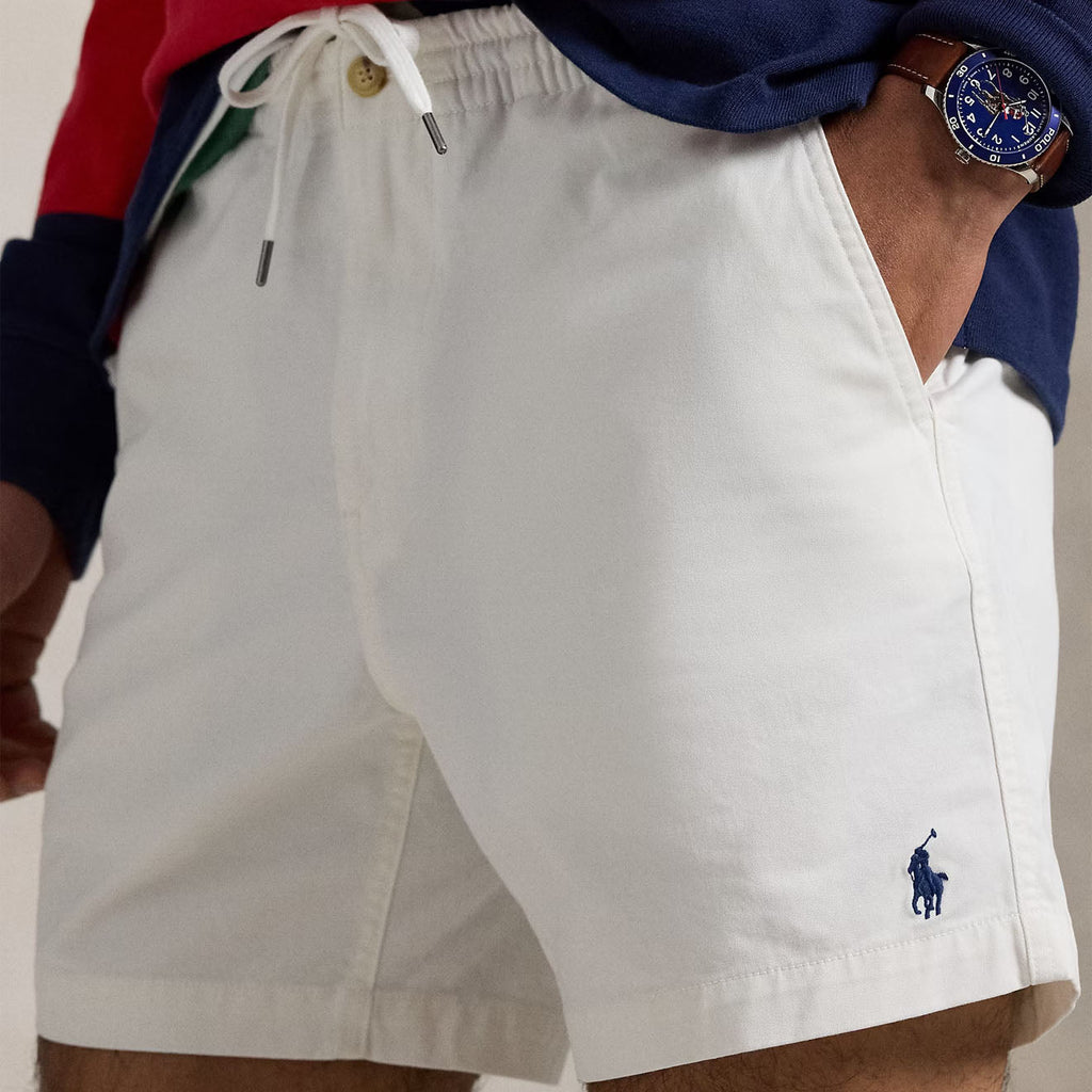 Polo Ralph Lauren Classic Fit Prepster Short Deckwash Whitemen's pants