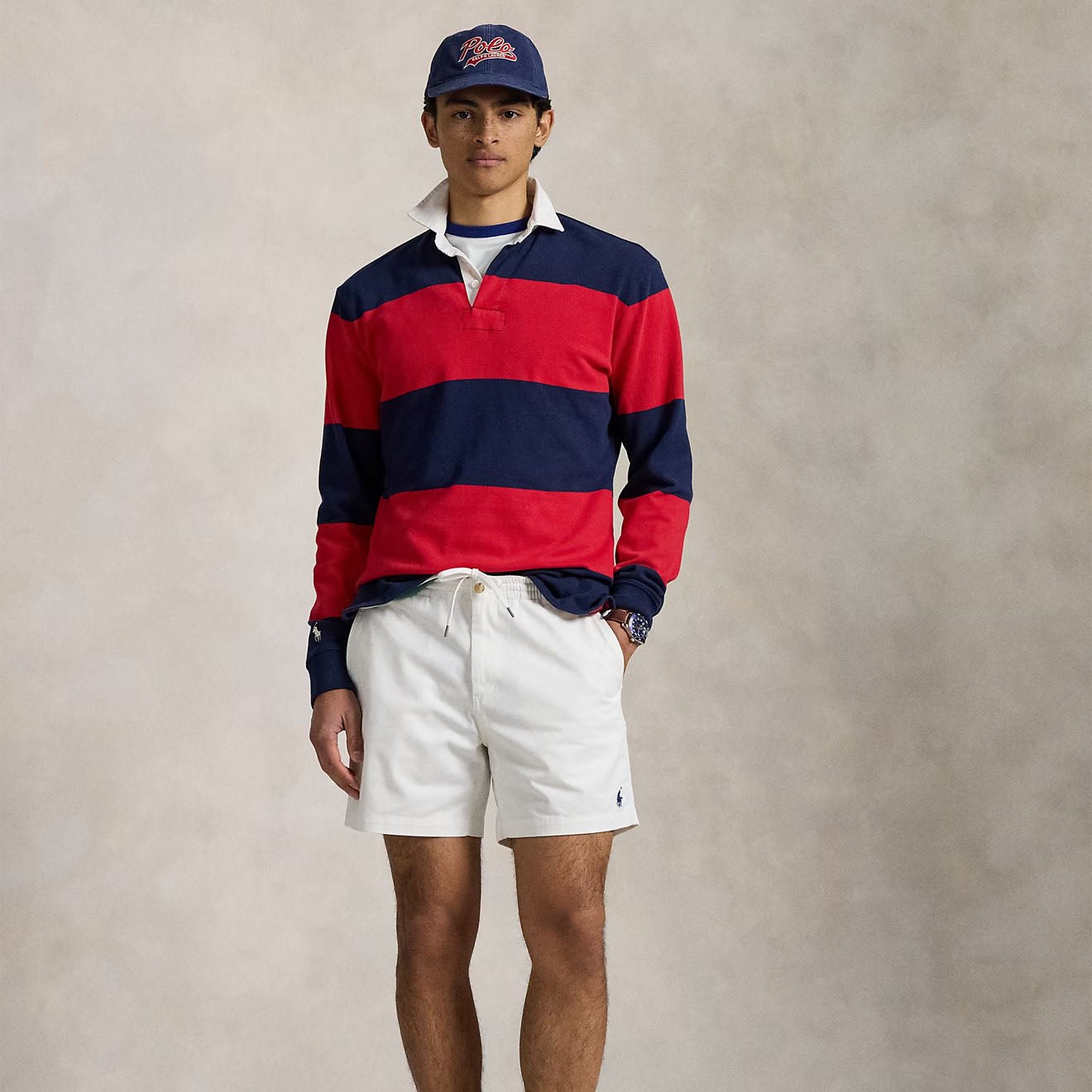 Polo Ralph Lauren Classic Fit Prepster Short Deckwash Whitemen's pants