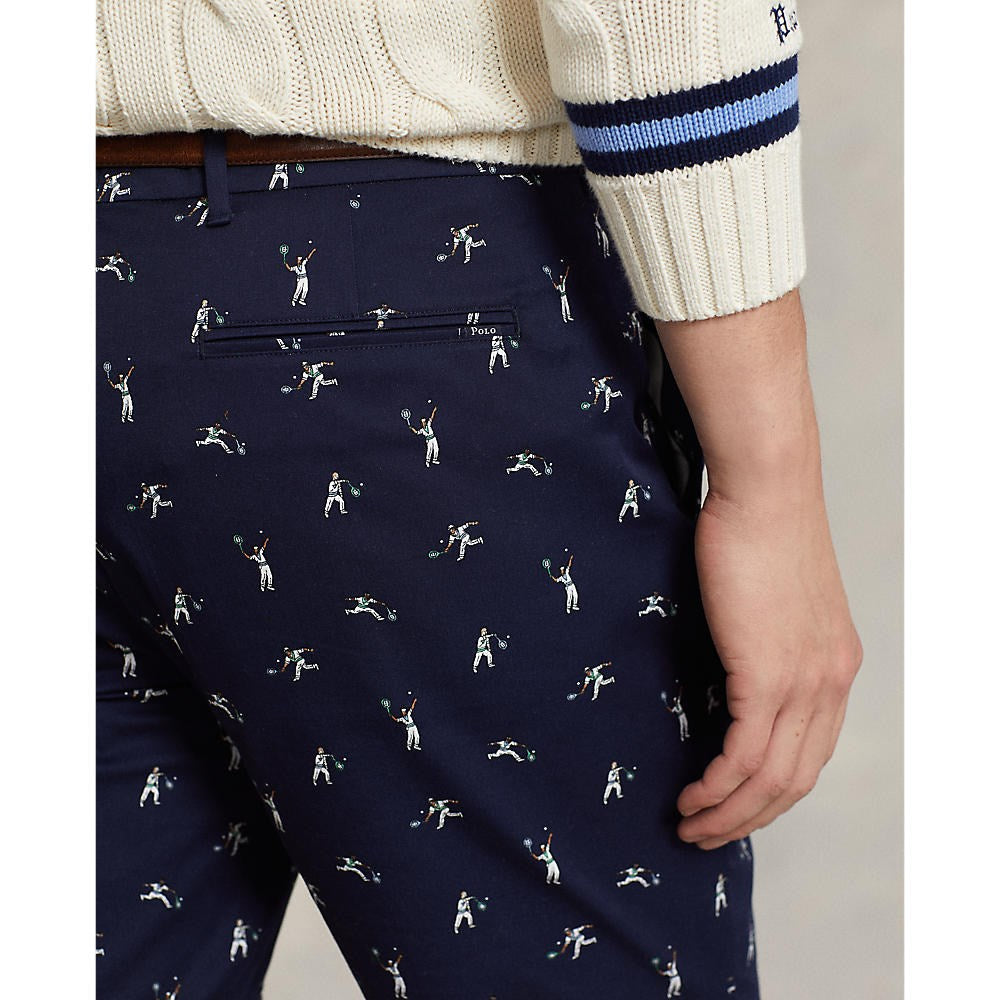 Polo Performance Ralph Lauren Printed Straight Fit Chino Short - French Navy Playermen's pants