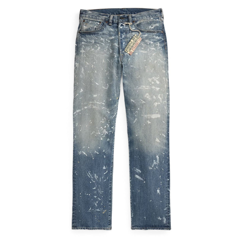 RRL By Ralph Lauren Straight Fit Distressed Jean Fenimore Washmen's pants