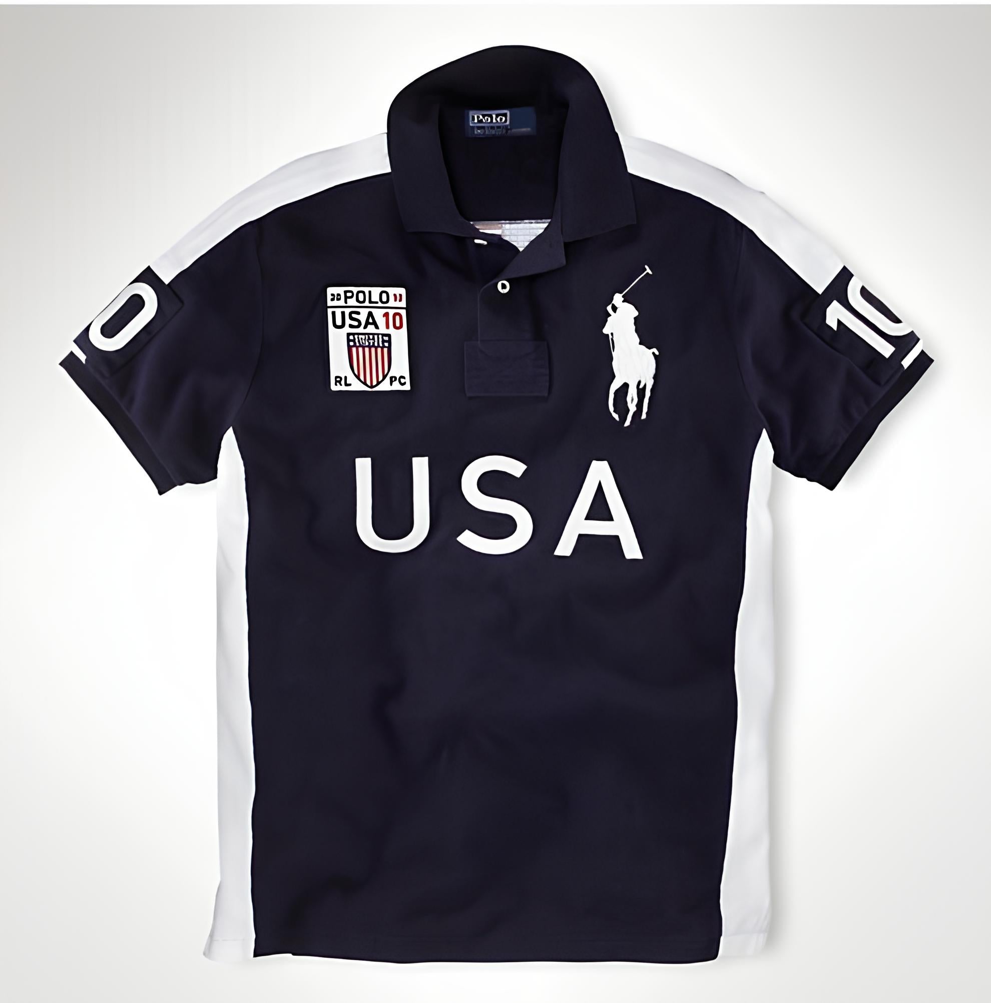 Polo Ralph Lauren "International Polo Team" Series - USA (Black Polo) Men’s shirt