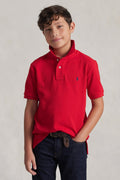 Polo Ralph Lauren Boys Mesh Red Polo Shirt shirt