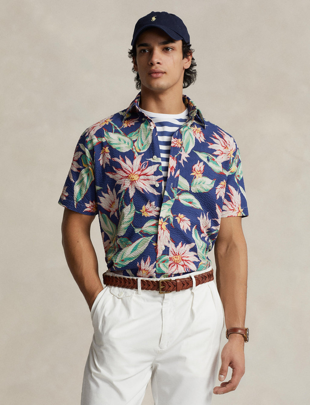 Polo Ralph Lauren Floral Seersucker Shirtmen's pants