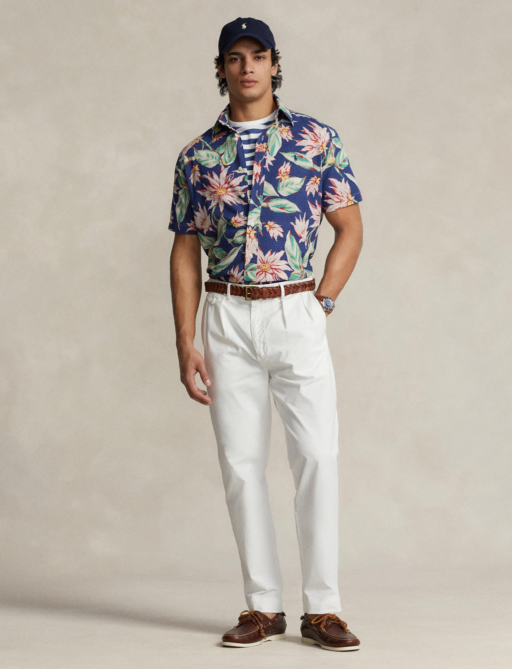 Polo Ralph Lauren Floral Seersucker Shirtmen's pants